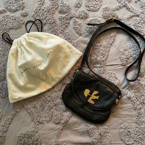 Marc by Marc Jacobs ‘petal to the metal’ mini cross-body bag in black leather